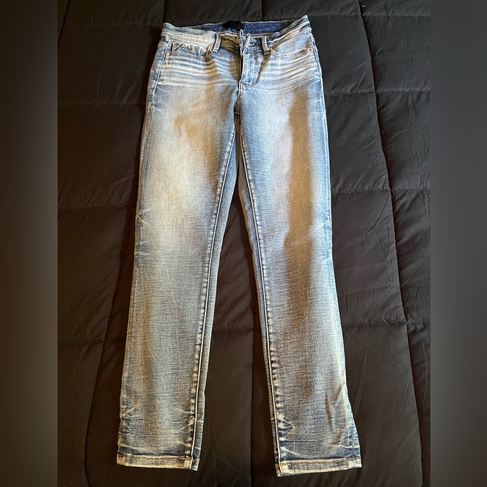 Buckle Black Ankle Skinny Jean